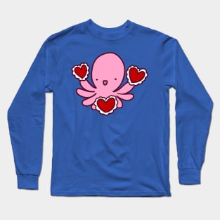 Valentine Octopus Long Sleeve T-Shirt